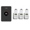 Kép 1/3 - Bosch EasyControl set CT 200 Wifi-s szabályzó Fekete + 3 db termosztátfej 