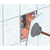 Kép 5/5 - Vents DKP 200x400 Fém Ellenőrző Ablak (Ragasztható)
