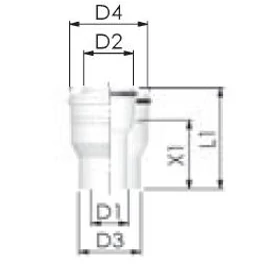Tricox PPs/Alu bővítő 60/100mm-80/125mm
