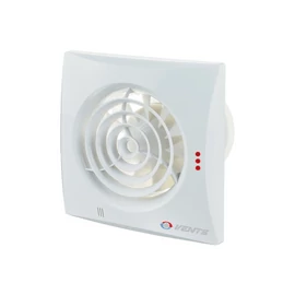 Vents 100 Quiet TH Energiatakarékos Alacsony Zajszintű Ventilátor Páraérzékelővel és Időkapcsolóval