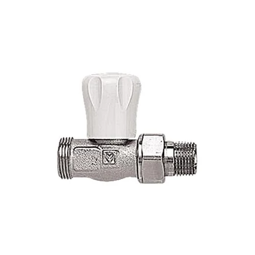 Herz 1/2" egyenes radiátorszelep (3/4" euk. csatlakozással)