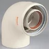 Immergas Ø 80/125 mm-es, 90°-os ív